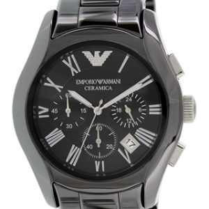 Emporio Armani Herrklocka AR1400 Dress Svart/Keramik Ø42 mm