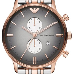 Emporio Armani Herrklocka AR1721 Classic Grå/Stål Ø43 mm