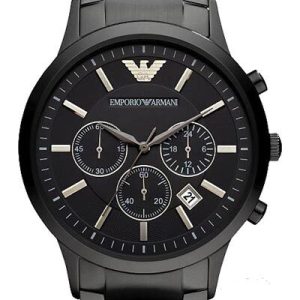 Emporio Armani Herrklocka AR2453 Classic Svart/Stål Ø43 mm