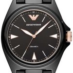 emporio armani herrklocka ar70003 svart/stål ø40 mm