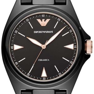 Emporio Armani Herrklocka AR70003 Svart/Stål Ø40 mm