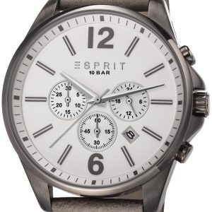 Esprit 99999 Herrklocka ES106921004 Vit/Läder Ø44 mm