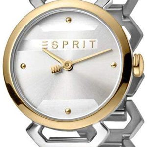 Esprit Damklocka ES1L021M0075 Silverfärgad/Gulguldtonat stål Ø28 mm