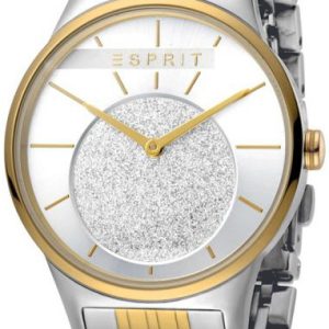 Esprit Damklocka ES1L026M0065 Silverfärgad/Gulguldtonat stål Ø34 mm