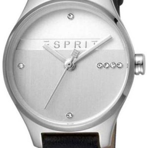 Esprit Damklocka ES1L054L0015 Silverfärgad/Läder Ø28 mm