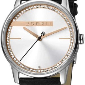 Esprit Damklocka ES1L082L0015 Silverfärgad/Läder Ø34 mm