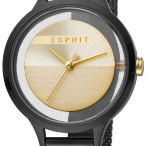 Esprit Damklocka ES1L088M0045 Gulguldstonad/Stål Ø32 mm