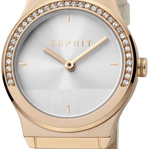 Esprit Damklocka ES1L091L0035 Silverfärgad/Läder Ø28 mm