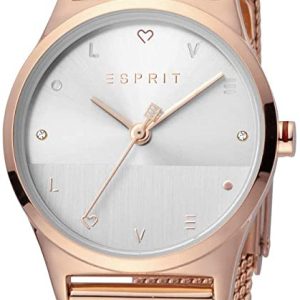 Esprit Damklocka ES1L092M0065 Silverfärgad/Roséguldstonat stål