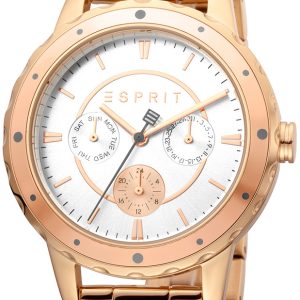 Esprit Damklocka ES1L140M0115 Vit/Roséguldstonat stål Ø40 mm