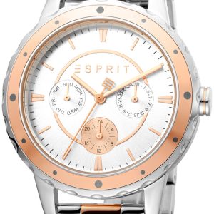 Esprit Damklocka ES1L140M0135 Vit/Roséguldstonat stål Ø40 mm