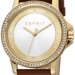 Esprit Damklocka ES1L143L0035 Dress Silverfärgad/Läder Ø36 mm