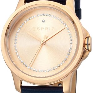 Esprit Damklocka ES1L147L0045 Roséguldstonad/Läder Ø36 mm