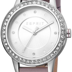 Esprit Damklocka ES1L163L0025 Silverfärgad/Läder Ø36 mm