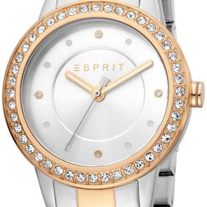 Esprit Damklocka ES1L163M0155 Silverfärgad/Roséguldstonat stål