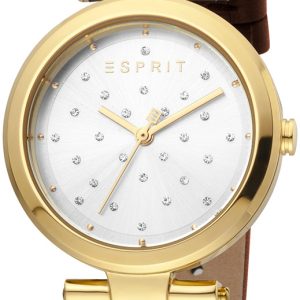 Esprit Damklocka ES1L167L0035 Fine Silverfärgad/Läder Ø34 mm