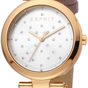 Esprit Damklocka ES1L167L0045 Fine Silverfärgad/Läder Ø34 mm