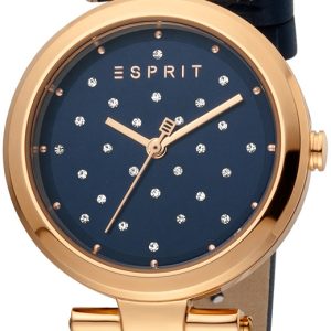 Esprit Damklocka ES1L167L0055 Blå/Läder Ø34 mm