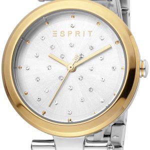 Esprit Damklocka ES1L167M0105 Silverfärgad/Gulguldtonat stål Ø34 mm