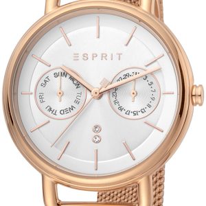 Esprit Damklocka ES1L179M0095 Silverfärgad/Roséguldstonat stål