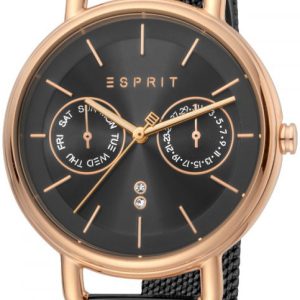 Esprit Damklocka ES1L179M0125 Svart/Stål Ø36 mm