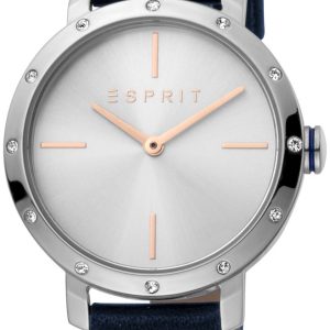 Esprit Damklocka ES1L182L0015 Silverfärgad/Läder Ø28 mm