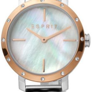 Esprit Damklocka ES1L182M1035 Lorella Vit/Stål Ø28 mm