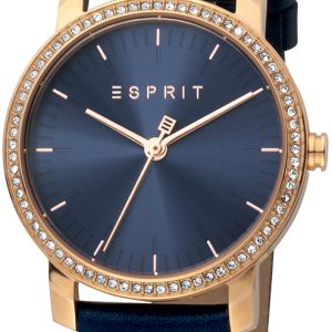 Esprit Damklocka ES1L183L0045 Blå/Läder Ø32 mm