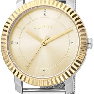 Esprit Damklocka ES1L184M0045 Gulguldstonad/Stål Ø36 mm