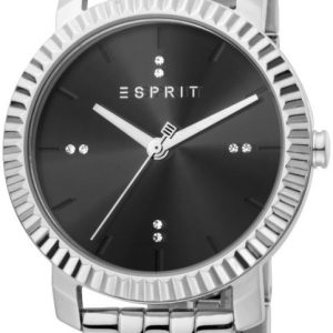 Esprit Damklocka ES1L185M0055 Menlo Svart/Stål Ø36 mm