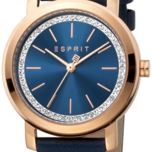 Esprit Damklocka ES1L188L0025 Blå/Läder Ø32 mm