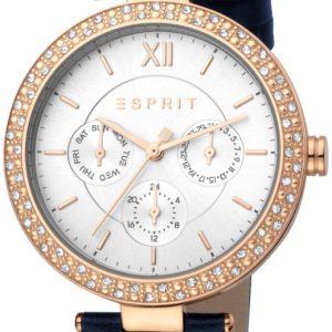 Esprit Damklocka ES1L189L0055 Betty Silverfärgad/Läder Ø38 mm