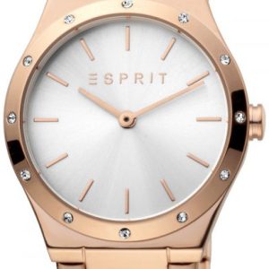 Esprit Damklocka ES1L191M0065 Kristin Silverfärgad/Roséguldstonat