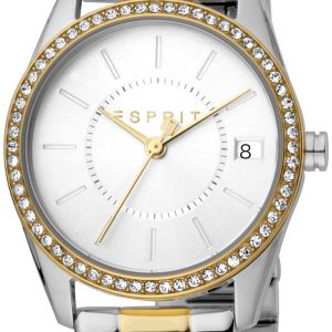 Esprit Damklocka ES1L195M0115 Silverfärgad/Gulguldtonat stål Ø30 mm