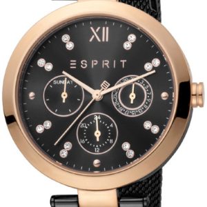 Esprit Damklocka ES1L213M0085 Svart/Stål Ø38 mm