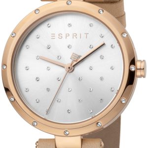 Esprit Damklocka ES1L214L0035 Silverfärgad/Läder Ø38 mm