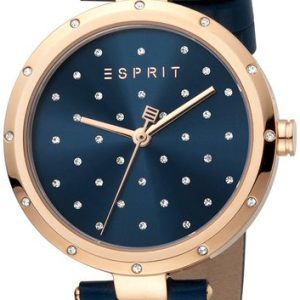 Esprit Damklocka ES1L214L0045 Blå/Läder Ø38 mm