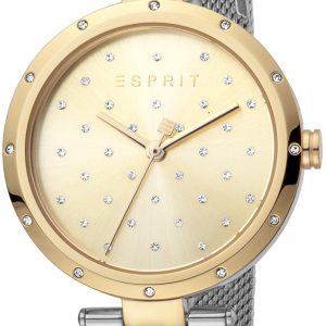 Esprit Damklocka ES1L214M0085 Gulguldstonad/Stål Ø38 mm