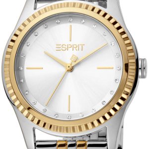 Esprit Damklocka ES1L222M0085 Silverfärgad/Gulguldtonat stål Ø34 mm