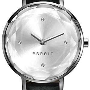 Esprit Dress Damklocka ES109312001 Silverfärgad/Läder Ø30 mm