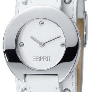 Esprit Dress Damklocka ES900572003 Silverfärgad/Läder Ø30 mm