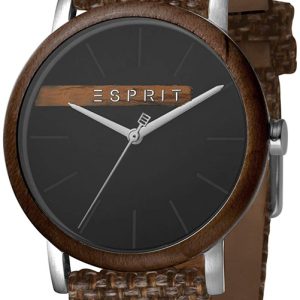 Esprit ES1G030L0045 Svart/Läder Ø38 mm