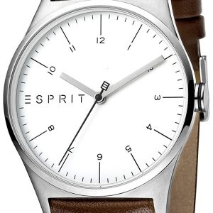 Esprit Herrklocka ES1G034L0015 Vit/Läder Ø40 mm