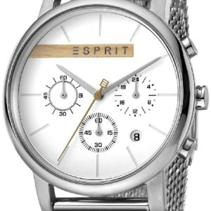 Esprit Herrklocka ES1G040M0035 Vit/Stål Ø40 mm