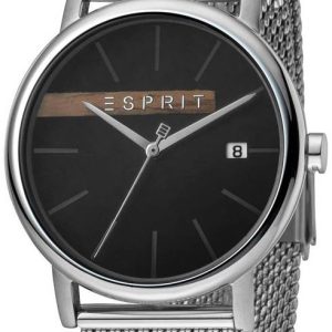 Esprit Herrklocka ES1G047M0055 Svart/Stål Ø40 mm