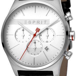 Esprit Herrklocka ES1G053L0015 Vit/Läder Ø42 mm