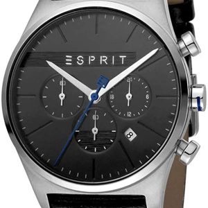 Esprit Herrklocka ES1G053L0025 Svart/Läder Ø42 mm