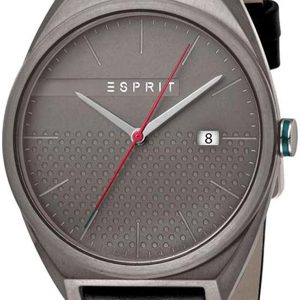 Esprit Herrklocka ES1G056L0045 Grå/Läder Ø40 mm