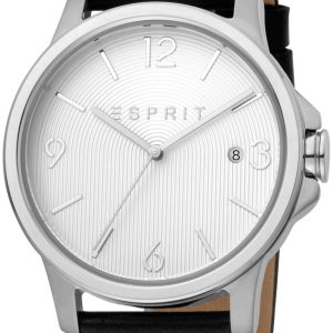 Esprit Herrklocka ES1G156L0015 Course Silverfärgad/Läder Ø40 mm