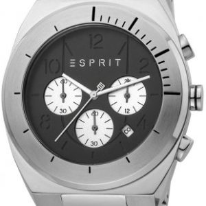 Esprit Herrklocka ES1G157M0065 Strike Svart/Stål Ø44 mm